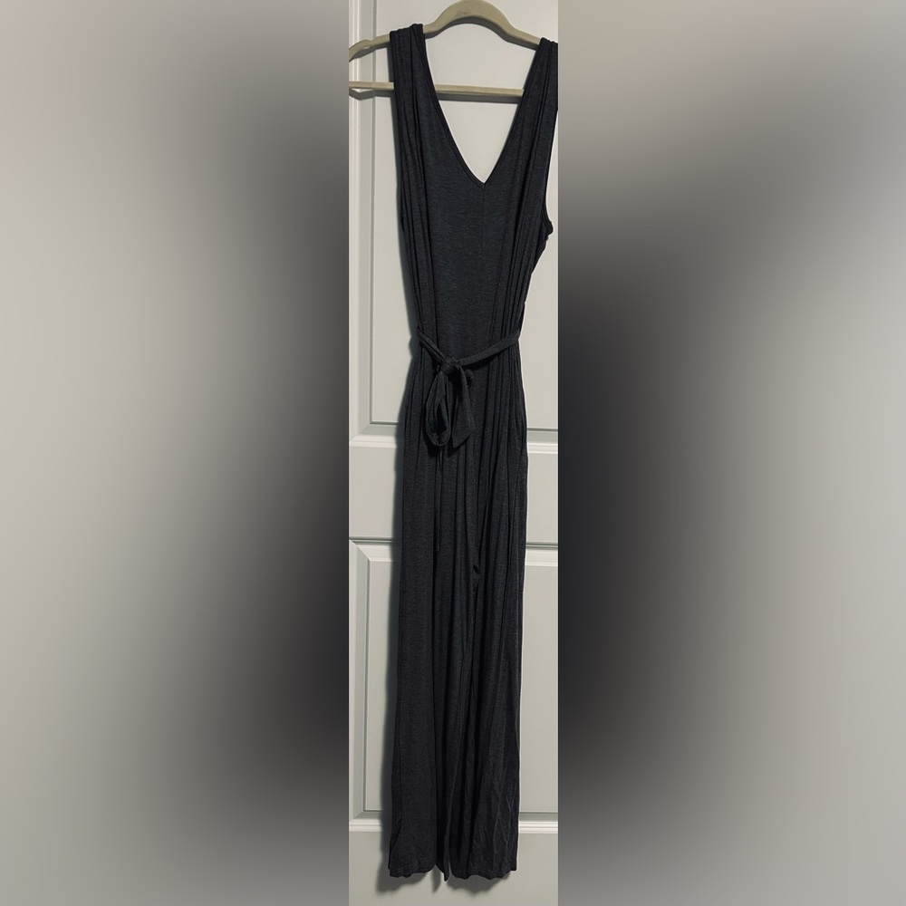 Black Sleeveless Jumpsuit